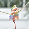 Christmas Decorations 10pcs Mini Wood Clips Handicrafts Pos Papers Clothes Pegs Home Year Party