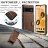 Shockproof Vintage PU Leather Card Holder Wallet Cases For Google Pixel 7 Pro 6 5A 5G Cards Bag Pockets Cover