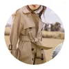 Jas 2022 lente herfst katoen kinderen meisjes lange trench jassen mode Engeland -stijl windjack jasje voor cochildren kleding