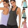 Women's Tanks Sexy Women T Shirt 2022 Gym Running Vest Backless Fitness Jogging Tank Tops Summer Fashion Ladies Clothes