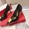 Jurk Schoenen Pumps Klinknagels Schoenen Formeel Kantoor Puntschoen Dames Merk Ontwerper Eenvoudig Feest Bruiloft Sexy Nieuw 10cm Hak Maat 35-41