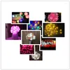 Strings 3M 20leds Battery Operated LED Rose Flower Christmas Holiday String Lights For Valentine Wedding Decoration