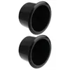 Drink Holder 2pcs Black Plastic Recliner-Handles Replacement Cup Insert For Sofa Boat Rv Couch Recliner Car Truck Poker Table