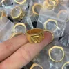 Новые спроектированные обручальные кольца Banshee Medusa Proborit Women Женщины 18K Золотые мужские кольцевые дизайнерские ювелирные ювелирные украшения дамы праздничные вечеринки MR1 --07