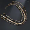 Bracelets de cheville KOTik bohême couleur or chaîne cheville Bracelet sur jambe pied bijoux Boho perles feuilles charme cheville ensemble pour femmes accessoires