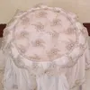 Chair Covers Quality Rustic Lace Stool Seat Cover Small Round