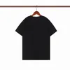 2023 Designer T-Shirt Sommer Europa Paris Polos American Stars Mode Herren T-Shirts Stern Satin Baumwolle Casual T-Shirt Frauen Mans T-Shirts Schwarz Weiß # 6601 T-Shirt