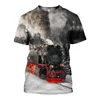 Camisetas de caveira masculina Treino de caveira Roupa em 3D Imprimir verão respirável camisa curta camisa casual camiseta esportiva streetwear 5xl