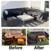Chair Covers 15 Sizes Corner Outdoor Sofa Cover Garden Rattan Furniture V Shape L ShapeWaterproof Protect Set Dust