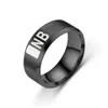 316l Ring de basket en acier inoxydable pour hommes femmes or argent￩ noire titanium band ringard mode bijouil beau cadeau de gros prix