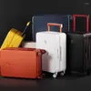 Walizki Fashion szeroka walizka na kółkach uniwersalna walizka na kółkach Silent Wheel Travel Rolling bagaż kabina na hasło