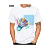 Мужские футболки Summer Sports Badminton 3D-принте