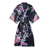 PETRA DE VESTIMENTO DE ESTÁRIO AS ANAIM ANAIN JAPONESO KIMONO YUKATA Vestido Haori Sono Sleep Night Bathing Robe Oriental Chinese Pijamas de seda chinesa