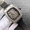 Multifunction SuperClone Watchs Designer Designer 2022 Skull Richa Milles RM052 Мужчина Автоматические механические часы выпускаются персонализированные