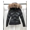 mens jackets womens fur collar down hooded puffer jacket quality coat outerwear designer midlength slim overcoat winter clothing 0ygx