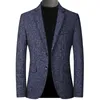 Herenjacks Parklees Winter Plaid Coat Men Solid slank Winddicht Warm Trench Homme Plus Size Office Business Blazers Jacket Mens 220930