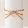 Fußkettchen Bohemian Quaste Schlange Anhänger Fußkettchen Fußkette Strand Urlaub Knöchel Armband Gold Silber Farbe Für Frauen