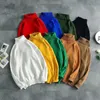 Men's Sweaters Men Women Autumn Winter Solid Color Knit Sweater Long Sleeve Turtle Neck Couple Warm Loose