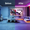 Remsor 5m-30m DC 12V LED-remsljus RGB 2835 Bluetooth Musikkontroll Vattentät band Rand Neon Light Decor för rum