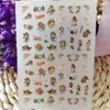 Nail Stickers 1pcs Art Self-Adhesive Angel Baby Religious S Pattern 2.3 8.7cm DIY Water Transfer Decal Sticker