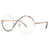 Sunglasses Frames Zeelool Chic Metal Oversized Geometric Eyeglasses Frame With Clear Lens For Women Men Flozif OM171265