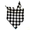 Dog Apparel Pet Triangle Scarf Accessories Kitten Puppy Red And Black Plaid Christmas Halloween Thanksgiving Products