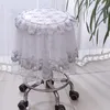 Chair Covers Quality Rustic Lace Stool Seat Cover Small Round