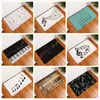 Carpets Flannel Comfortable Soft Door Mat Piano Keys Picture Floor Music Symbol Mats Kitchen Absorbent