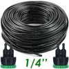 Slangar Sprycle 5M-50M 1/4inch Garden Watering Slange 4/7mm PVC Micro Drip Irrigation Balkony Rörrör för sprinkler Lawn Greenhouse 220930