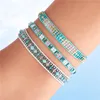 Bracelets de charme Bohême multicolore MIYUKI perles Bracelet bracelet pour femmes réglable ethnique main bijoux cadeau 3 photos/paquet