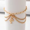 Bracelets de cheville bohème gland serpent pendentif cheville pied chaîne plage vacances cheville Bracelet or argent couleur pour les femmes