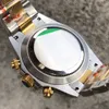MP Factory Luxury Watch 40mm Black Dial Two Tone Mouvement automatique Mouvement m￩canique en verre saphir-bracelet