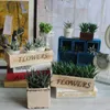 Flores decorativas Cacto artificial Aloe suculento planta de planta de planta de flores de flor da paisagem Plantas plásticas de varanda doméstica