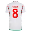2022 Koszulki piłkarskie Wales Bale Wilson James Johnson Allen Ramsey Moore Vokes Smith Davies Ampadu 22 23 National Rodon Vokes Football Shirt Wersja gracza