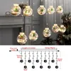 Décorations de Noël Star String Lights LED Guirlande Fée Rideau Lumière Intérieur Pour Chambre Maison Fête Année Décor 2022 Cadeau De Noël Navidad