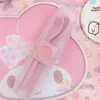 Conjuntos de utensílios de jantar 4 PCs/set Baby Spoon Fork pratos de desenho animado