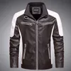 Mens Leather Faux Abbigliamento da Uomo в Pelle Nuovo Marchio di Mo Alta Moto Tuta Corsa Grande Giacca Artificiale 220930