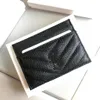 YS01 fashion wallets women's and men's money simple business leather designer Holders for woman bank card classic wallets men