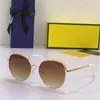 Men designer sunglasses FD0418S anti-ultraviolet retro plate metal all small box square fashion glasses random box