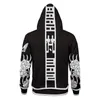 Herren Hoodies Tokyo Revengers Senju Kawaragi Brahman Cosplay Hoodie 3D Gedrucktes Kapuzenpullover Streetwear Reißverschlussjacke Mantel