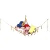 Poussette pièces macramé filet suspendu enfants jouets panier de rangement Boho paniers muraux organisateur hamac