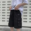 L￶sa shorts m￤n sommar japsn stil bred manschett shorts borad jogger streetwear med stora fickor arbetsbyxor