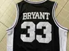 Gla MitNess NCAA 33 Bryant Lower Merion High School MAGLIA Doppia cucitura DISPONIBILE Maglie da basket di alta qualità