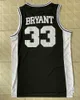 Gla MitNess NCAA 33 Bryant Lower Merion High School MAGLIA Doppia cucitura DISPONIBILE Maglie da basket di alta qualità