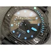 Reloj de diseñador Super Large Men S Mechanical Curved Coated Glass 47mm 16mm Correa de cuero de primera capa HGWW