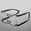 النظارات الشمسية الكلاسيكية الأعمال المعدنية الإطار القراءة نظارات القراءة خفيفة للغاية القراء مريحة
