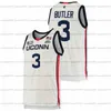 Gla A3740 NCAA UConn Huskies Jersey Baloncesto universitario Isaiah Whaley Adama Sanogo Ray Allen Jeremy Lamb Andre Jackson Rudy Gay R.J. Cole Caron Butler