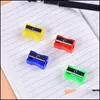 Lápis Sharpners Manual Pencil Sharpner Stationery Office Supplies School Wholesale Greis do aluno Preço Drop Del NerdsropeBags500mg DHD4U