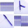 Pcs Luxury Erasable 0.5mm Gel Pen Blue Ink Slim Ballpoint Office School Student Writing Tool Stationery Supplies