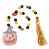 Party Supplies Halloween Wooden Beads Wreath Head Beaded DIY Custom Decoration Children's Toys Bracelet G2AB